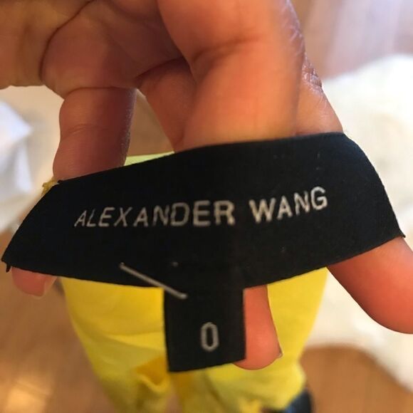 Alexander Wang Yellow Tank Blouse #7 - Picture 4 of 4